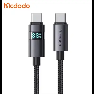 Picture of Mcdodo 561/657 Charging Power Display Data Cables USB-C 1.2M High Power Safe E-Mark Chip PD 100W USB Type C Cable