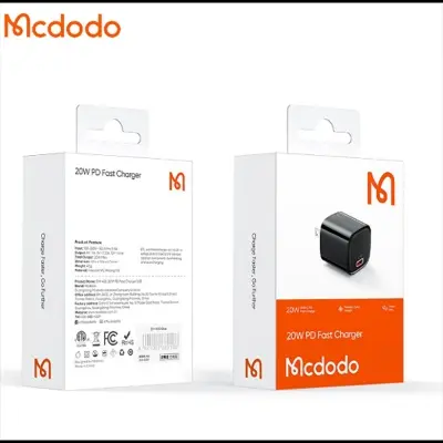 Picture of Mcdodo CH-4001 20W USB-C PD Fast Charge Black