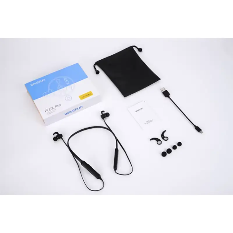 Picture of Wavefun Flex Pro Fast Charging Bluetooth Earphone- Black