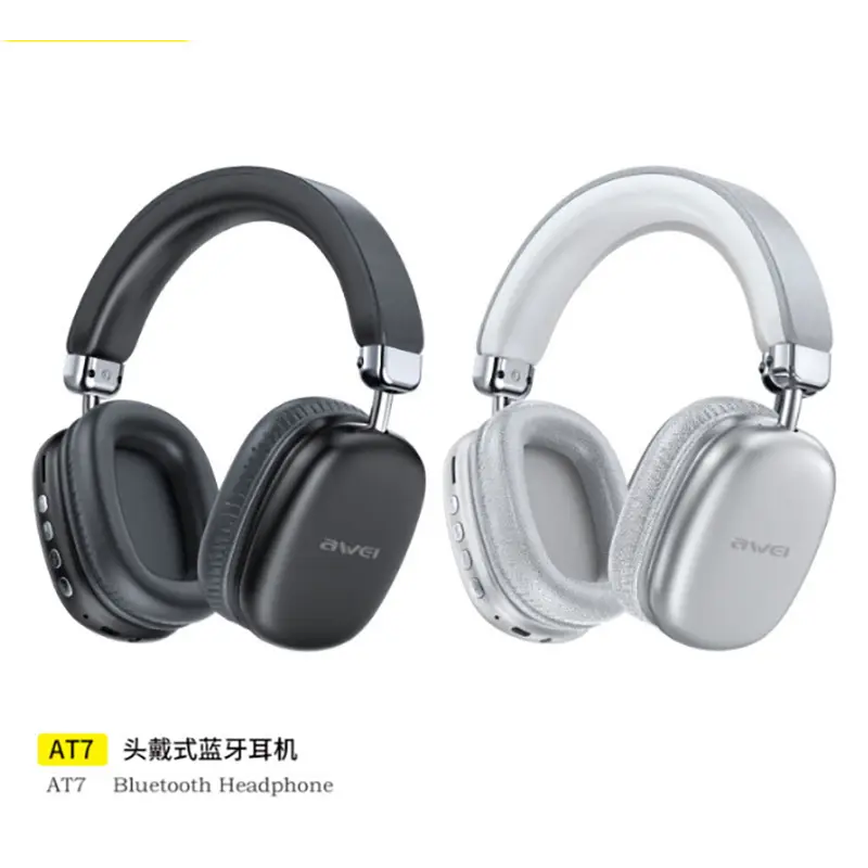 Picture of AWEI AT6 Foldable Gaming Wireless Bluetooth Headphone