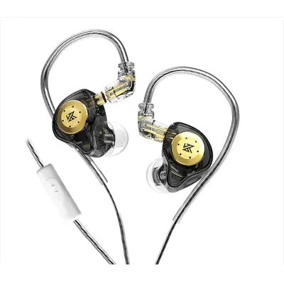 Picture of KZ EDX PRO Dual Dynamic Earphones Hi-Fi Bass Magnetic Drive Detachable Cable IEM In-Earphone - Headphone