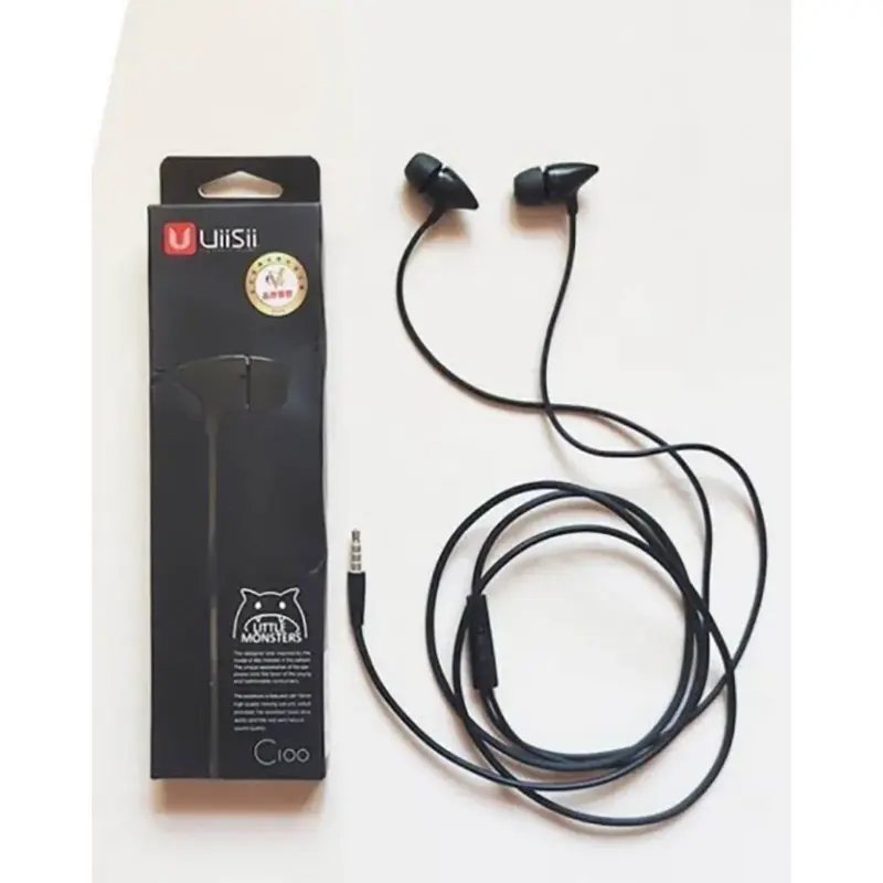 Picture of Uiisii C100 Super Bass Stereo In Ear Headphone - Black
