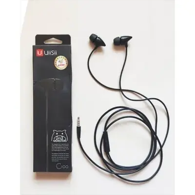 Picture of Uiisii C100 Super Bass Stereo In Ear Headphone - Black