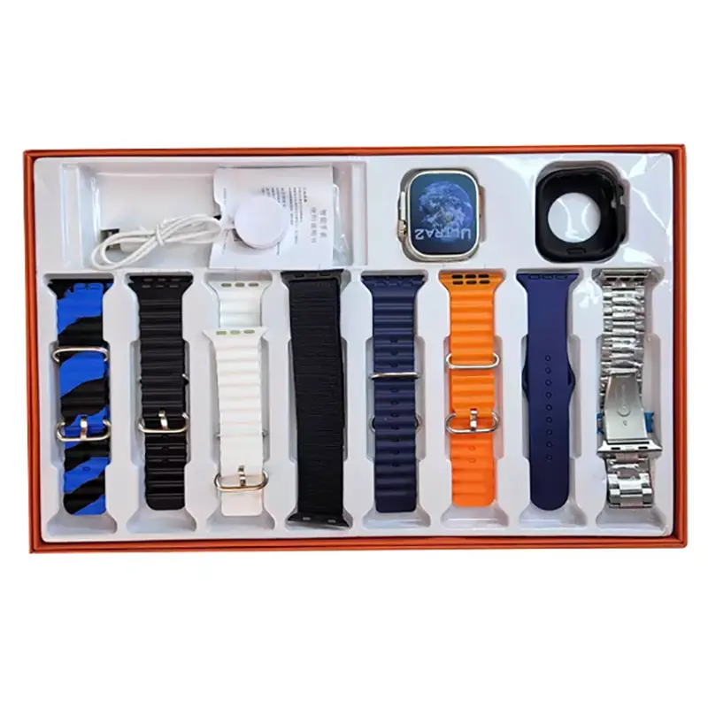 Picture of Y80 Ultra Smartwatch With 8 Strap