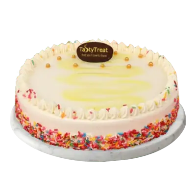 Picture of Premium Vanilla Heart Shaped Cake 500gm