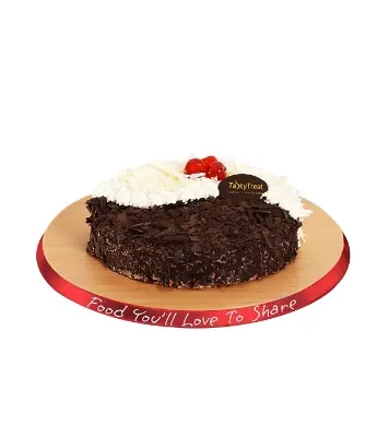 Picture of Premium White & Black Forest Cake 1kg