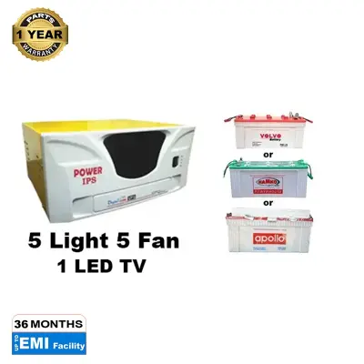 Picture of Power Home IPS 1000VA 4 (5 Light 5 Fan 1 LED TV- 2 Hour Backup)