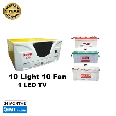 Picture of Power Home IPS 2000VA 4 with Battery  (10 Light 10 Fan 1 LED TV- 2 Hour Backup)