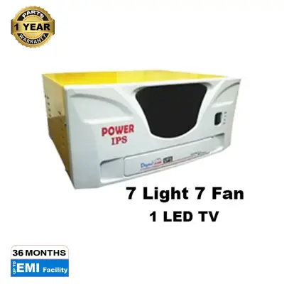 Picture of Home IPS 1500VA 1200 Watt Light Blue Only IPS (7 Light 7 Fan 1 LED TV)