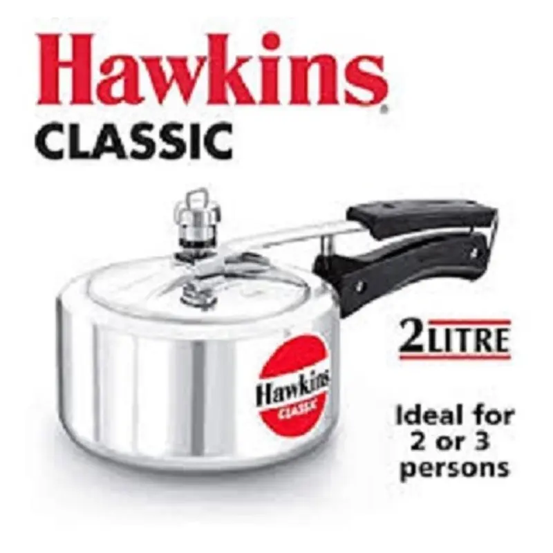 Picture of Hawkins Classic Pressure Cooker 2 Litre(Silver)