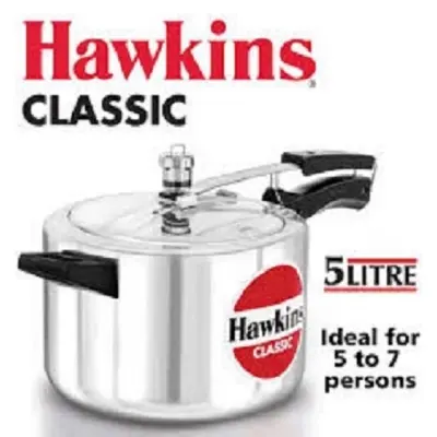 Picture of Hawkins Classic Pressure Cooker 5L(Silver)