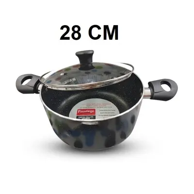 Picture of Prestiege INDUCTION Casserole with Glass Cover 28 CM (MULTIPLE COLOR)(Multicolor)
