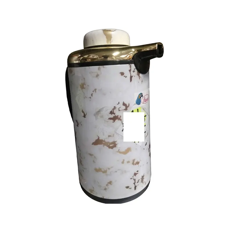 Picture of 1000ML/ 1 Litre Metal Body Vacuum Push Flask (Mixed color)(Multicolor)