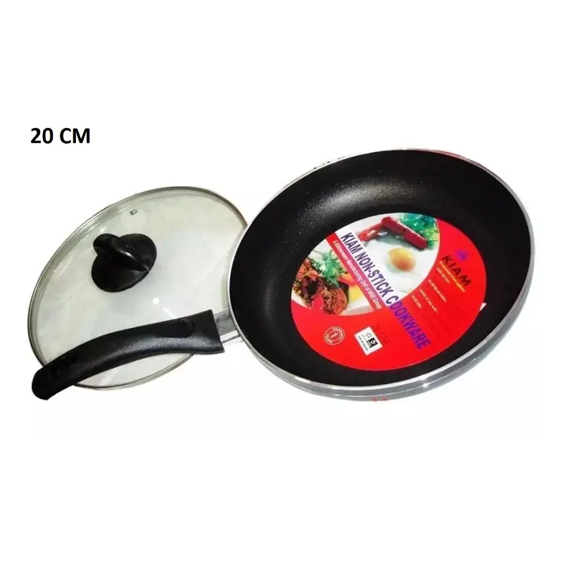 Picture of Kiam Non Stick Fry Pan With Glass Lid 20Cm(Multicolor20)