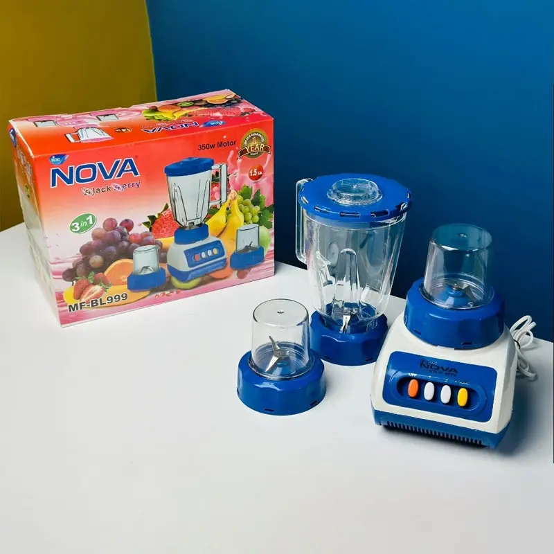 Picture of Blender plus mixer grinder 300/350 watt 3 in 1 Mixed color