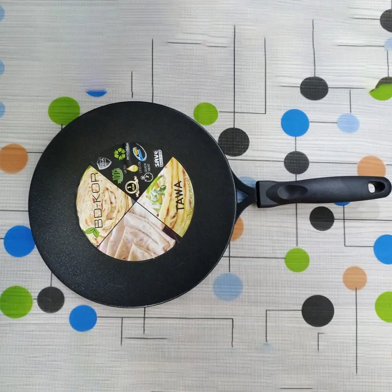 Picture of BD-KOR ECLIPSE ROTI TAWA (26 CM) Non-Stick Premium Marble Coating(Gray)