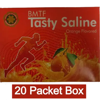 Picture of BMTF Tasty Saline – Orange Flavor (20 Packet Box)