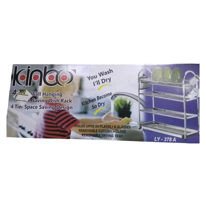 Picture of 4 layer Kinbo Kitchen dish rack 378(Multicolor)