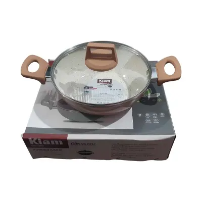 Picture of 24CM Kiam Karai With Glass Lid CERAMIC(Multicolor)