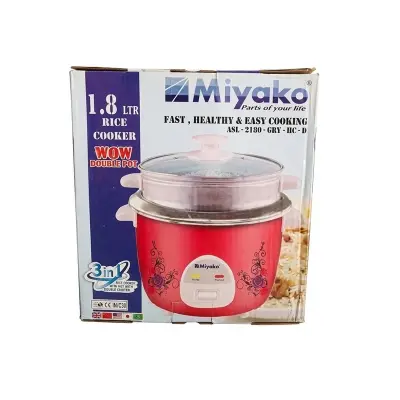 Picture of Miyako 1.8 LTR Double Pot Rice Cooker ASL-2180(Multicolor)