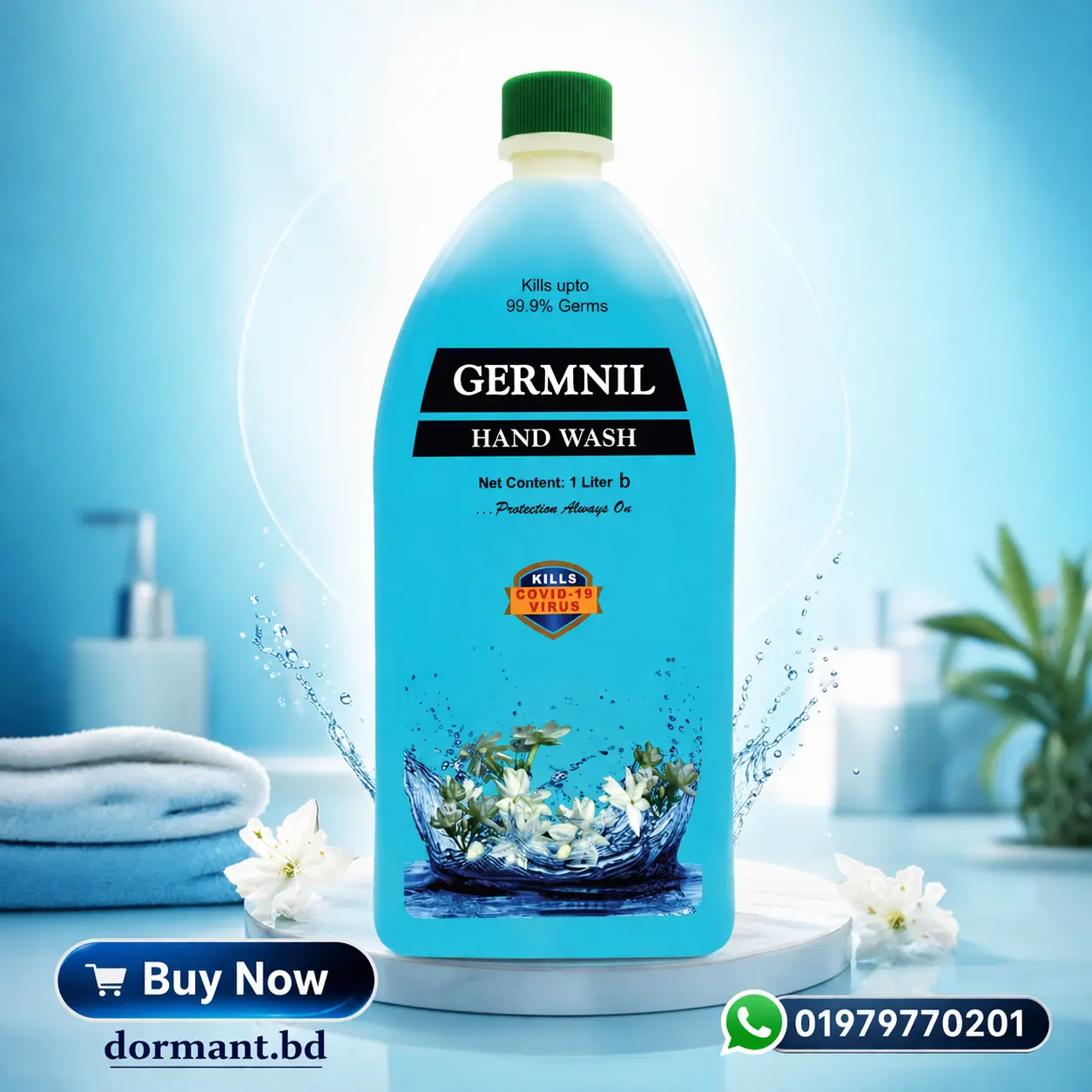 Picture of Germnil Hand Wash – Jasmine (1 Ltr)