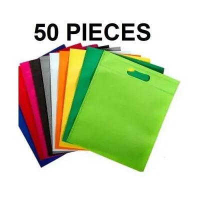 Picture of Colorful Tissue Shopping Bag 40gsm 50 Piece 14*16(Multicolor)