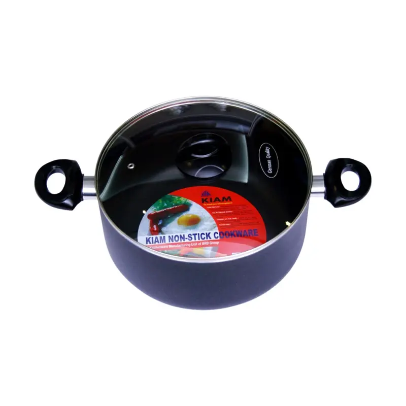 Picture of Kiam sospan 28CM with glass lid (Induction)(Multicolor)