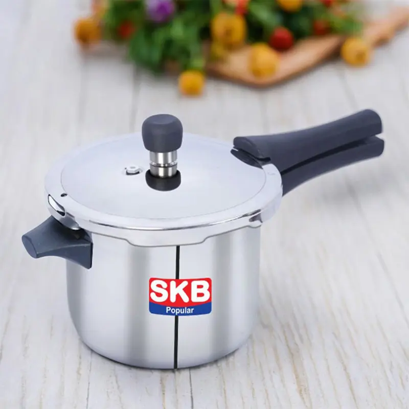 Picture of SKB Stainless Steel pressure cooker with whistle system 5 Liter(Multicolor)