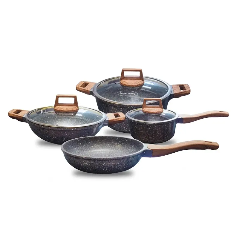 Picture of MGC 7 Pcs Die-Casting Aluminum Cookware Set (INDUCTION)(Multicolor)