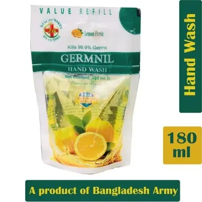Picture of Germnil Hand Wash – Lemon (Value Refill 180 ml) X 2 Pack