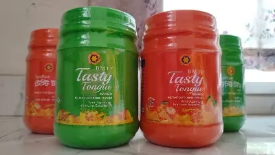 Picture of BMTF Tasty Tongue Jar Orange – 500 gm