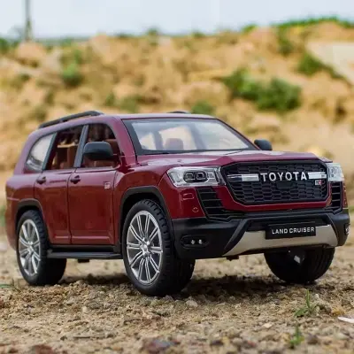 Picture of 1 PC 1:24 Toyota LAND CRUISER GR Sport Alloy Diecast Toy Vehicles Metal Toy Car Model Sound and Light Pull Back Collection Kids Toy(Multicolor)