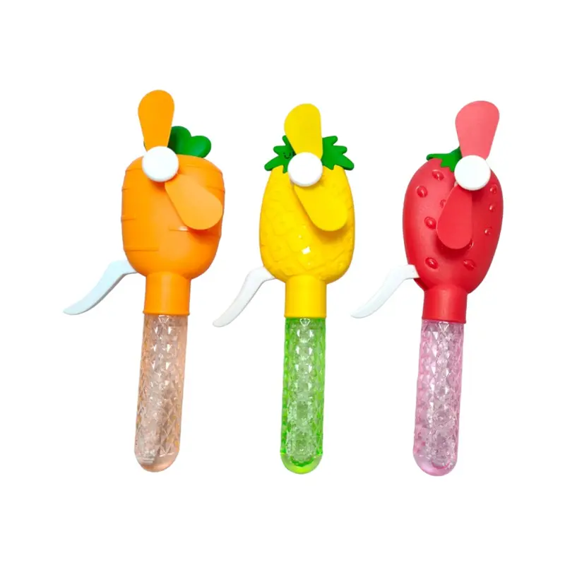 Picture of 1PC Bubble Toy For Kids With Cute Mini Hand Fan(Multicolor)