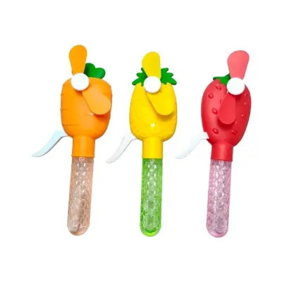 Picture of 1PC Bubble Toy For Kids With Cute Mini Hand Fan(Multicolor)