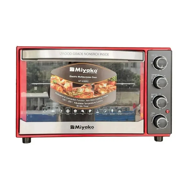 Picture of 36 Liter Miyako Electric Oven MT-836 with rotisserie convection function(Mixed)