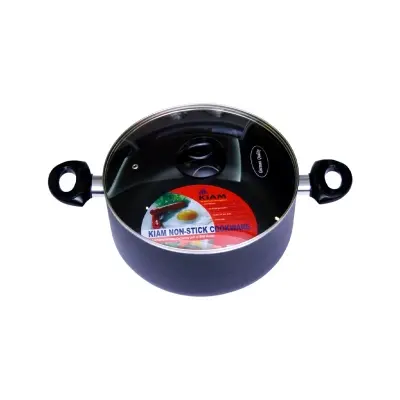 Picture of Kiam sospan 24CM with glass lid (Induction)(Multicolor)