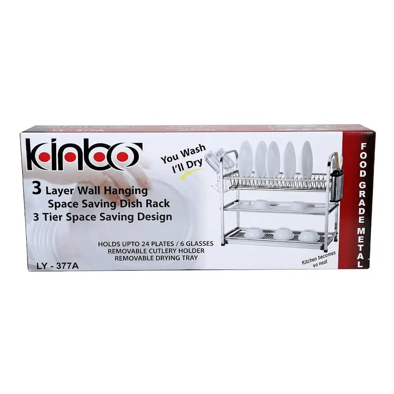 Picture of 3 layer Kinbo Kitchen dish rack 377(Multicolor)