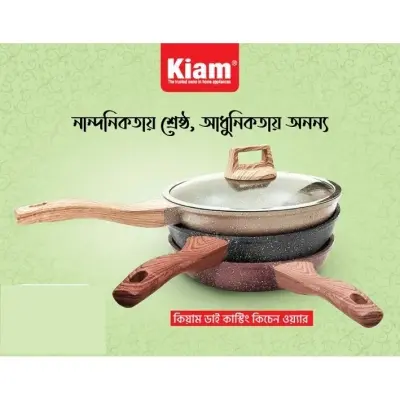 Picture of Kiam Die-casting 28cm Frypan With Glass Lid (Induction)(DIECAST28)