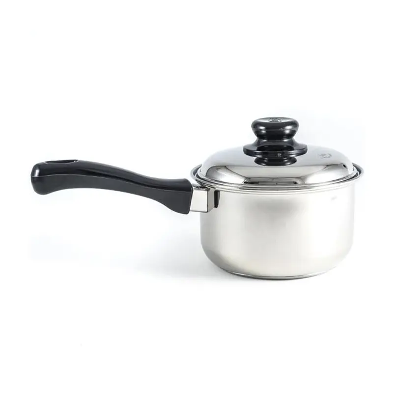 Picture of Stainless Steel Sauce Pan with SS Lid and Bakelite Handle 16CM 304 FOOD GRADE(Silver16CM)