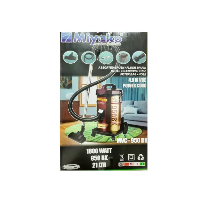 Picture of Miyako Vacuum Cleaner/ Blower 1800W, 950BK (3in1)