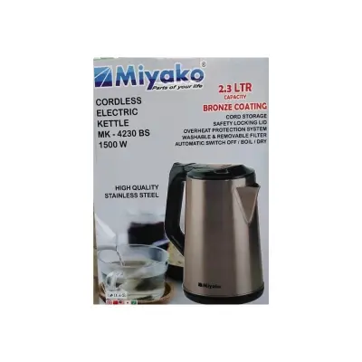 Picture of 2.3 Liter Miyako Electric Kettle MK-4230 BS(Multicolor)
