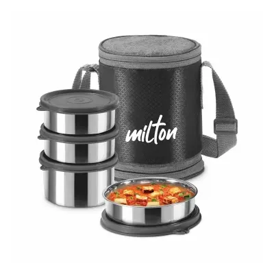 Picture of MILTON Expando Lunchbox 3+1 MULTI-COLOR (1340ML)(Multicolor)