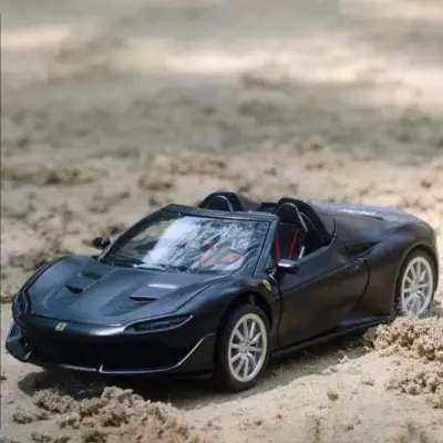 Picture of 1 PC Ferrari J50 Diecast Alloy Car 1:32 Supercar Vehicles Metal Car Model Car Sound Light Toys For Gift(Multicolor)