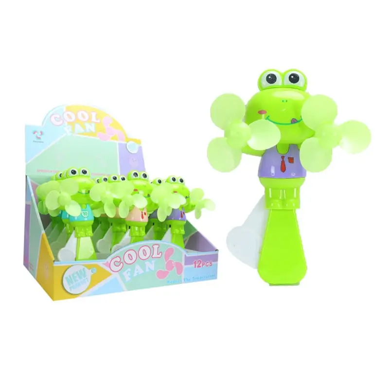 Picture of 1 PC Froggy Portable Manual Hand Crank Mini Fan Without Battery