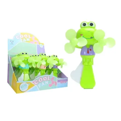 Picture of 1 PC Froggy Portable Manual Hand Crank Mini Fan Without Battery