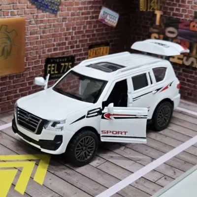 Picture of 1PC 1:36 Sporty Diecast Alloy Car Premium Model Vehicle Metal Toy Model Pull back Sound Light(Multicolor)