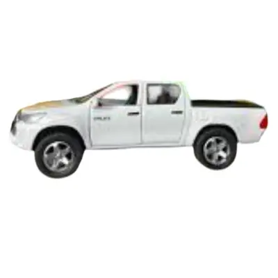 Picture of 1PC 1:36 Toyota Hilux Pickup Diecast Alloy Car Premium Model Vehicle Metal Toy Model Pull back Sound Light(Multicolor)