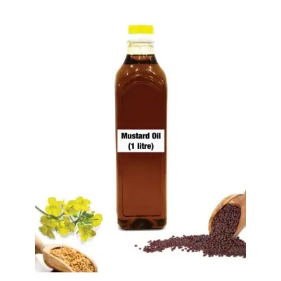 Picture of Organic Mustard Oil for Cooking 1 Liter