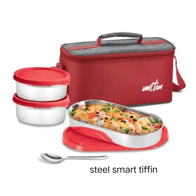 Picture of Milton Steel Smart Tiffin(Multicolor)