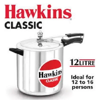 Picture of Hawkins Classic Pressure Cooker 12L(Silver)